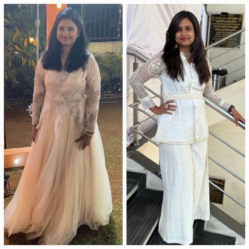 Shipra — consistent, week after week: before and after